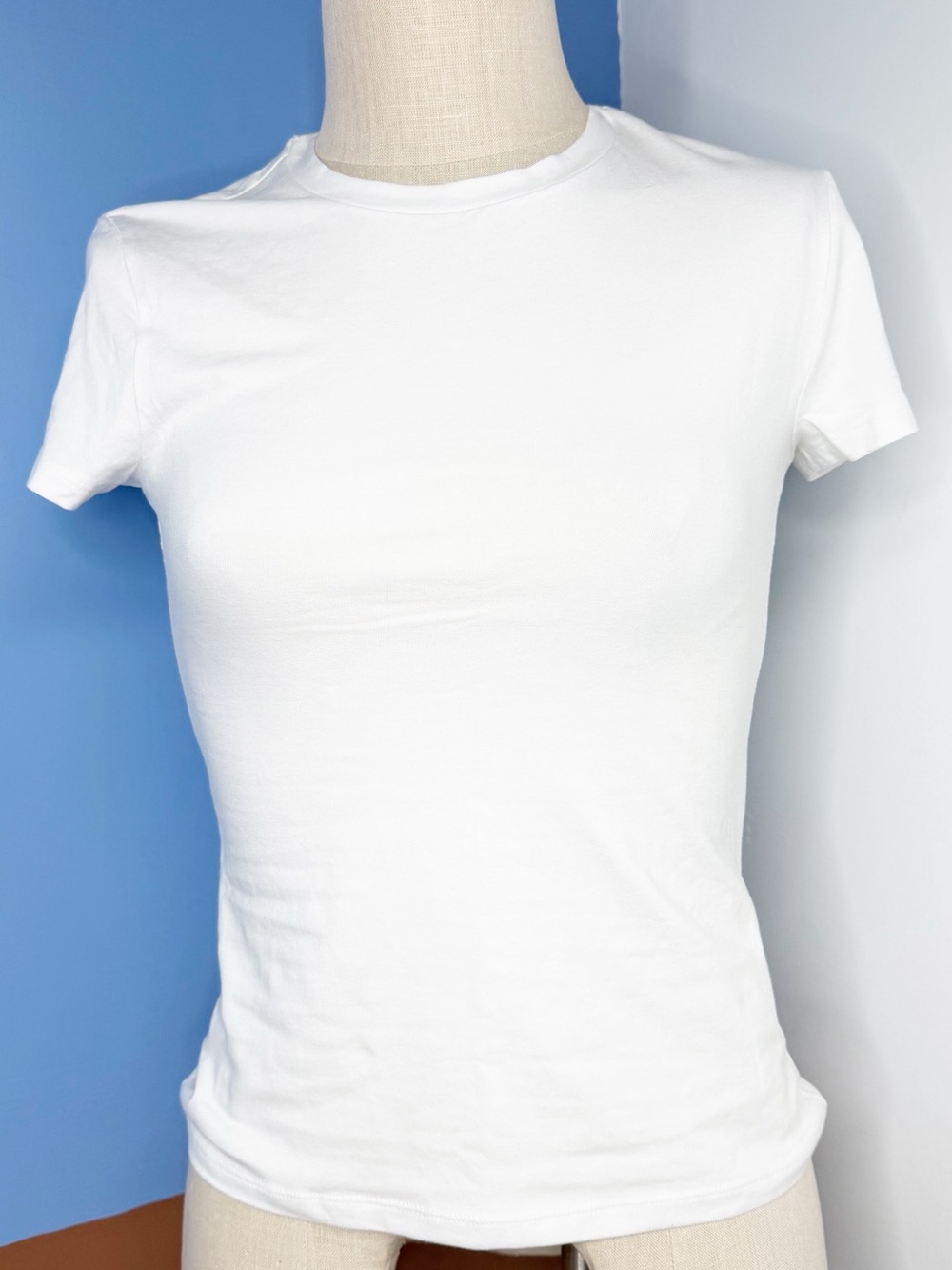 Abercrombie & Fitch A&F Essentials Crewneck T Shirt Baby Tee Size Small